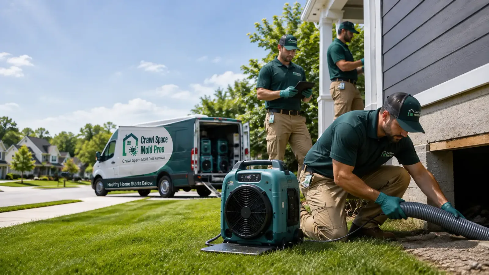 Crawl Space Mold Removal in Virginia, NE